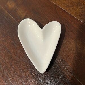 Heart shaped jewelry dish